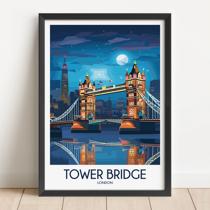 Tower Bridge Souvenir Poster Print