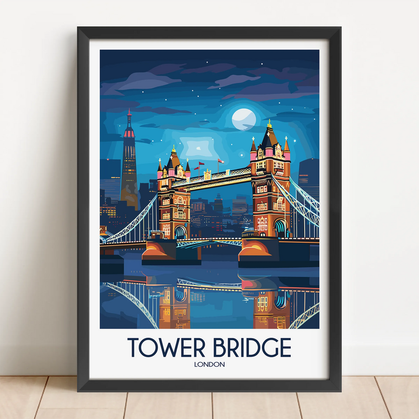 Tower Bridge Souvenir Poster Print