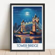 Tower Bridge Vintage Style Print