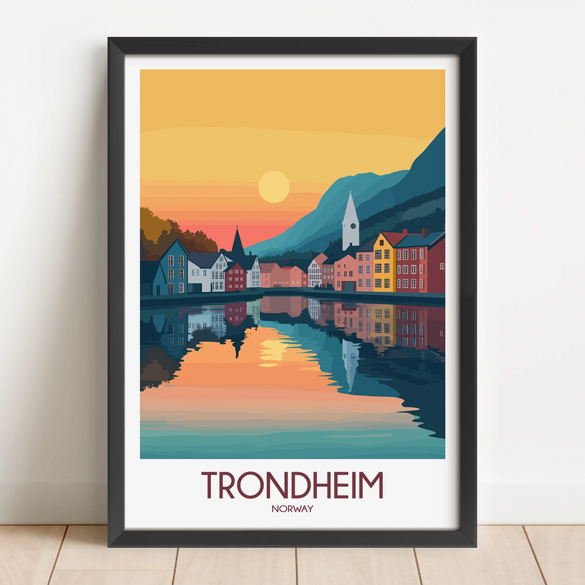Trondheim Travel Memory Gift