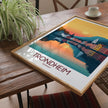 Trondheim Vintage Style Print