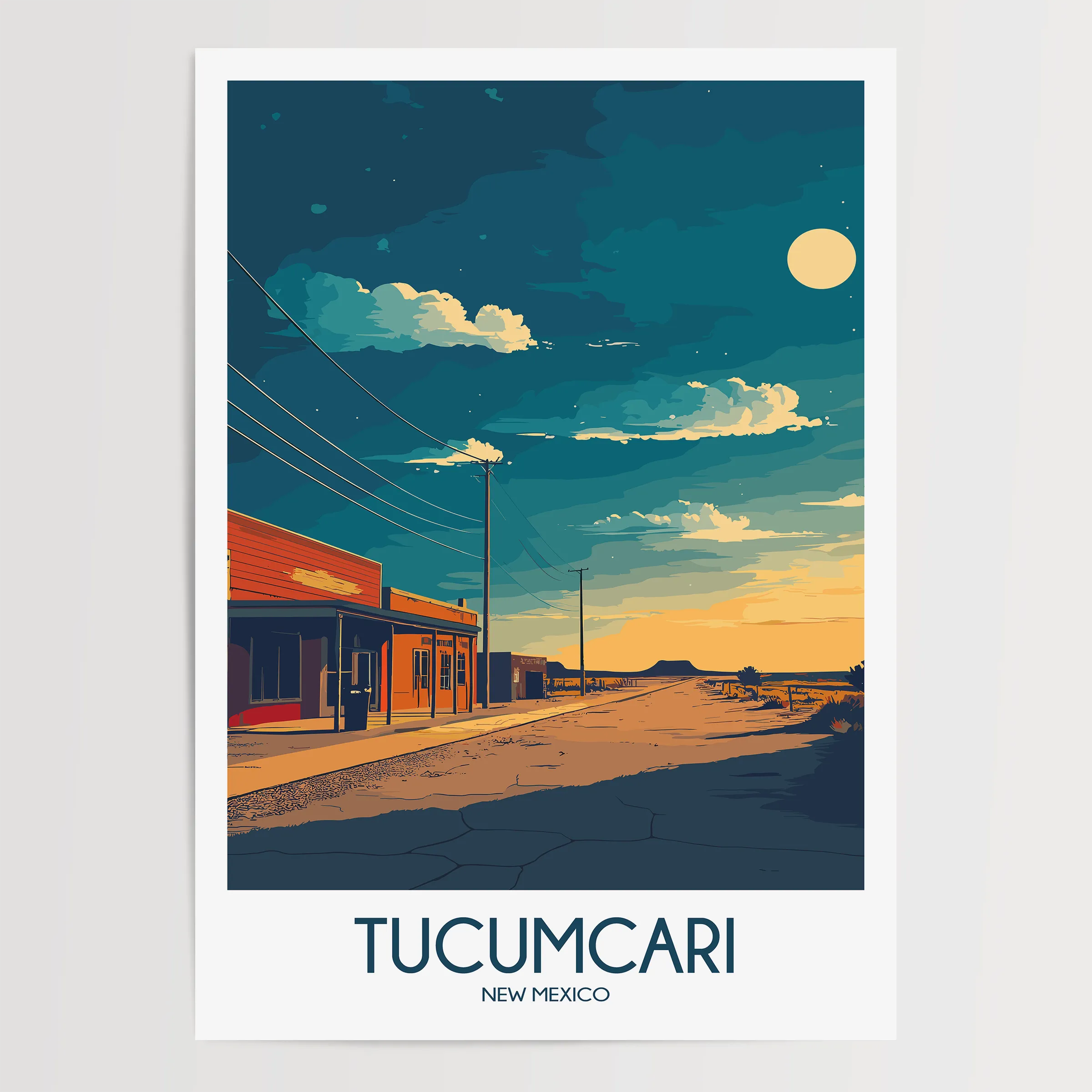 Tucumcari Destination Art Gift