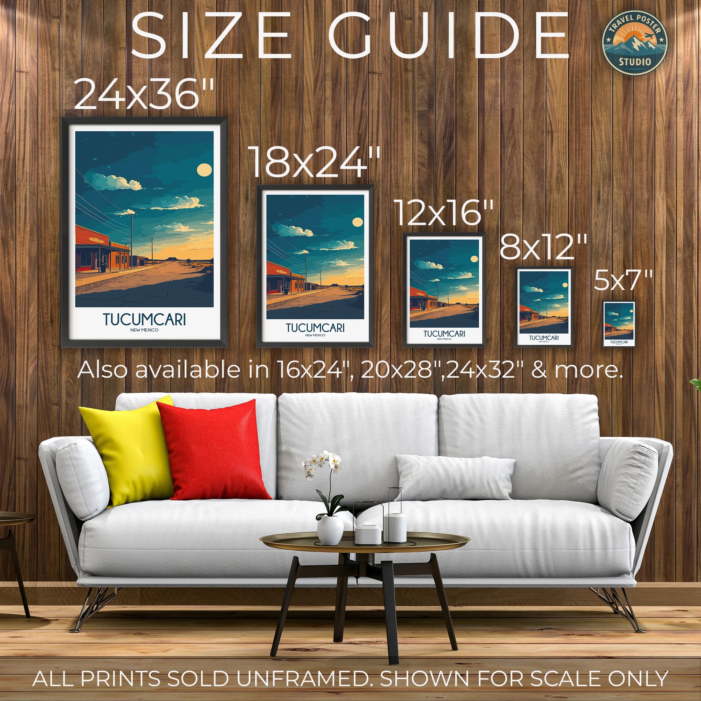 Tucumcari Vintage Style Print