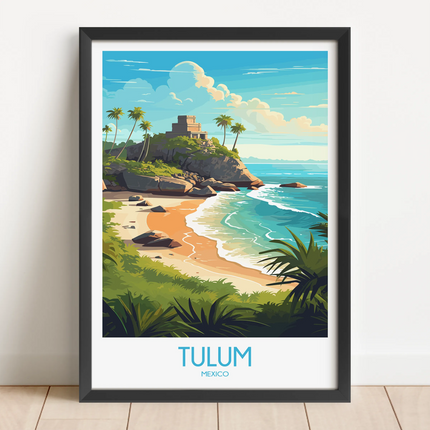 Tulum Minimalist Wall Art