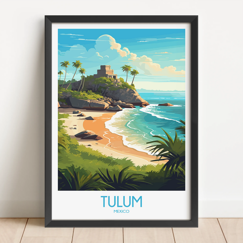 Tulum Minimalist Wall Art