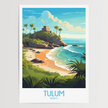Tulum Scenic Landscape Art