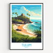 Tulum Souvenir Poster Print