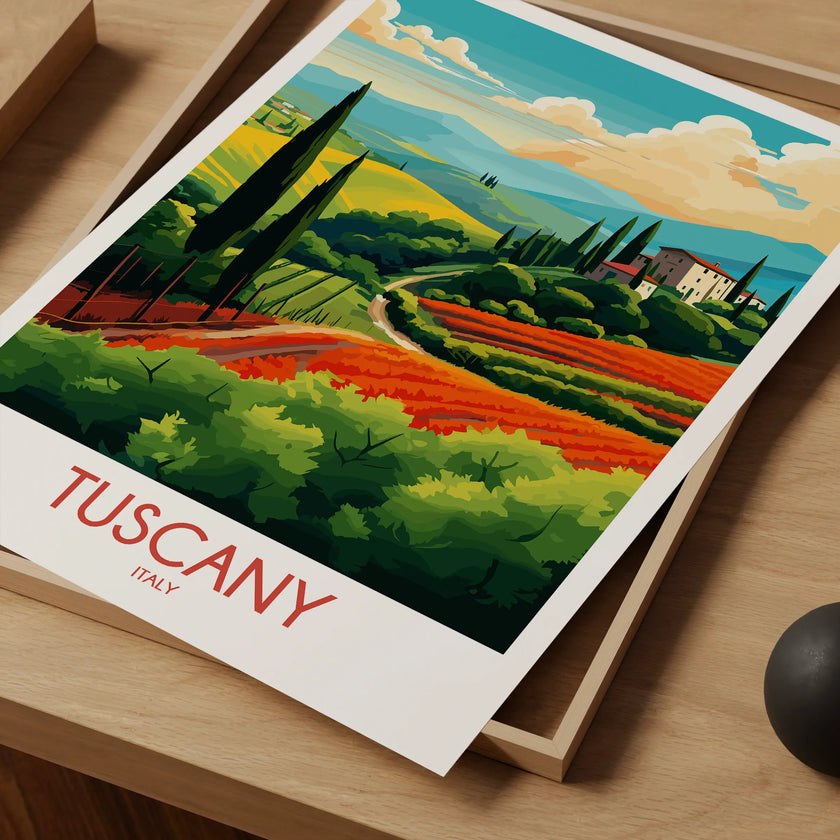 Tuscany Destination Art Gift