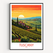 Tuscany Destination Art Gift