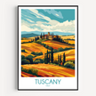 Tuscany Destination Art Gift