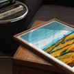 Tuscany Retro Travel Illustration