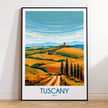 Tuscany Scenic Landscape Art