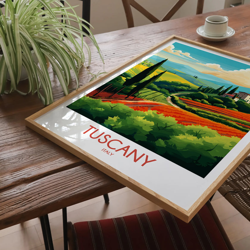 Tuscany Souvenir Poster Print