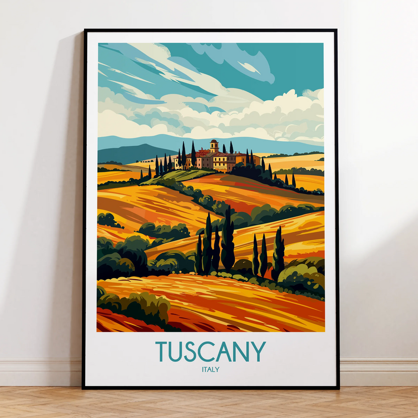 Tuscany Souvenir Poster Print