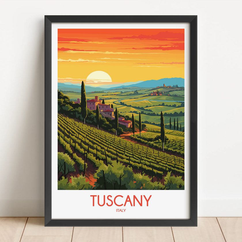 Tuscany Travel Memory Gift