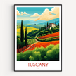Tuscany Vintage Style Print