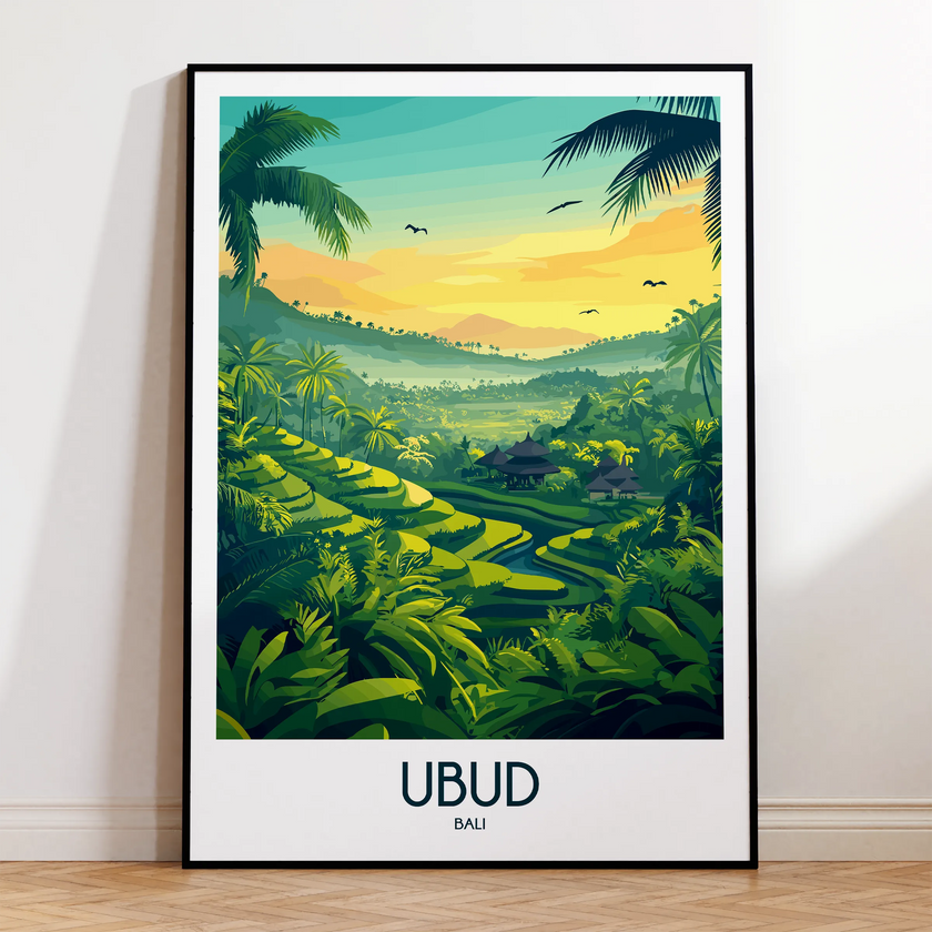 Ubud Souvenir Poster Print