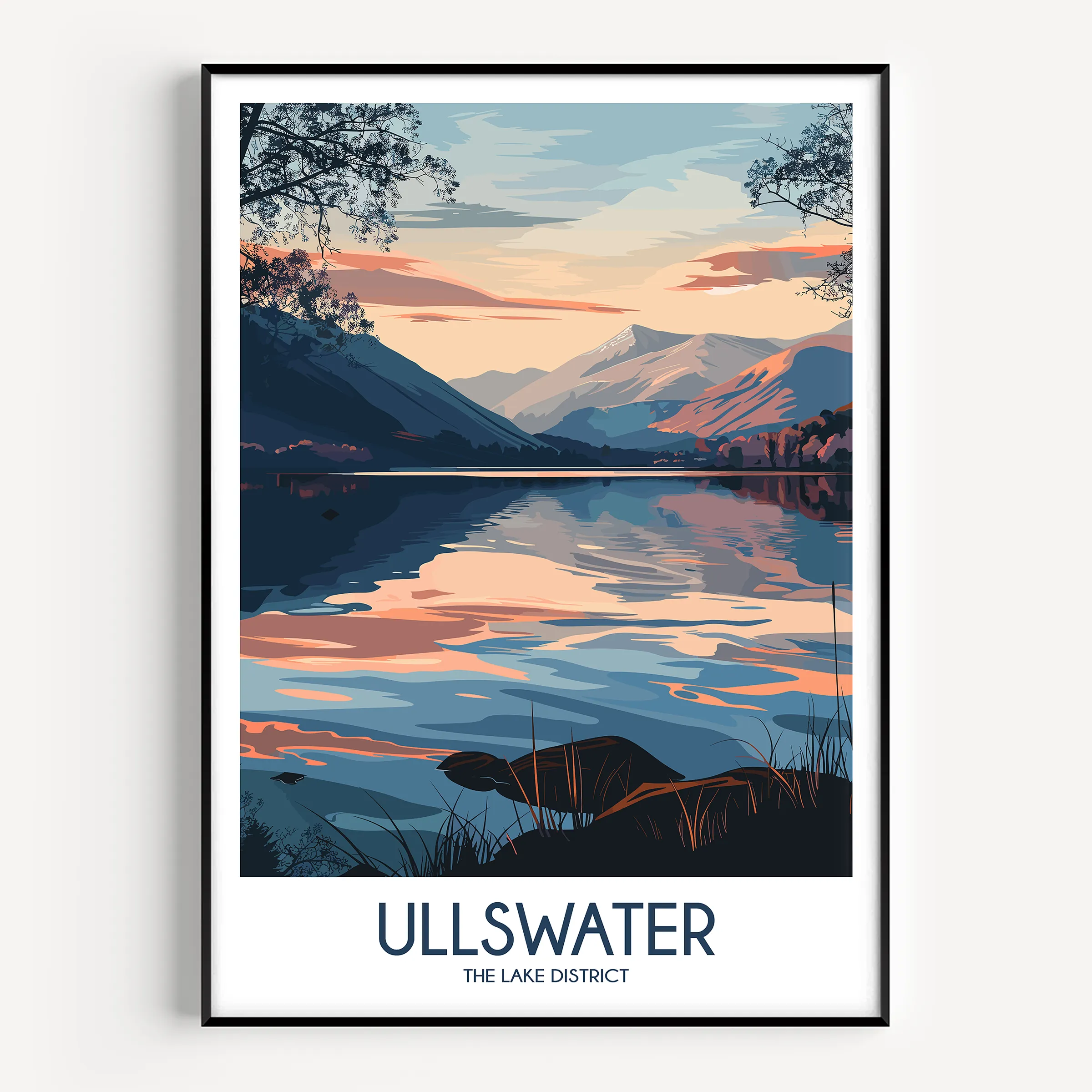 Ullswater Minimalist Wall Art
