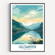 Ullswater Modern Travel Poster