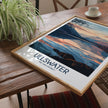 Ullswater Retro Travel Illustration