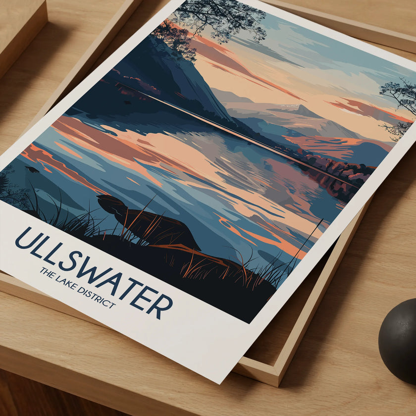 Ullswater Scenic Landscape Art