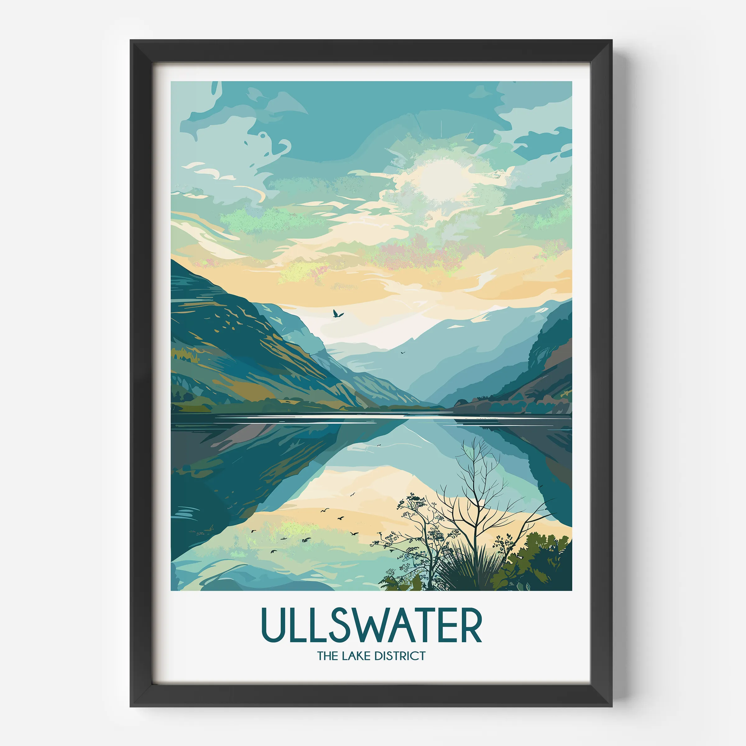 Ullswater Vintage Style Print