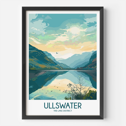 Ullswater Vintage Style Print