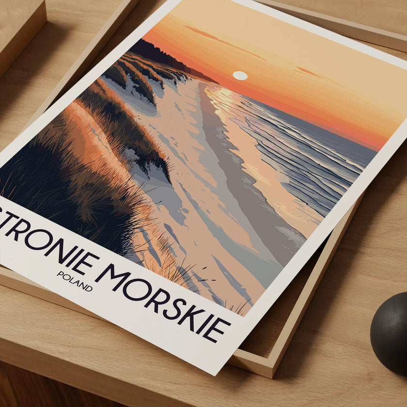 Ustronie Morskie Vintage Style Print