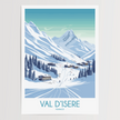 Val D'Isere Destination Art Gift