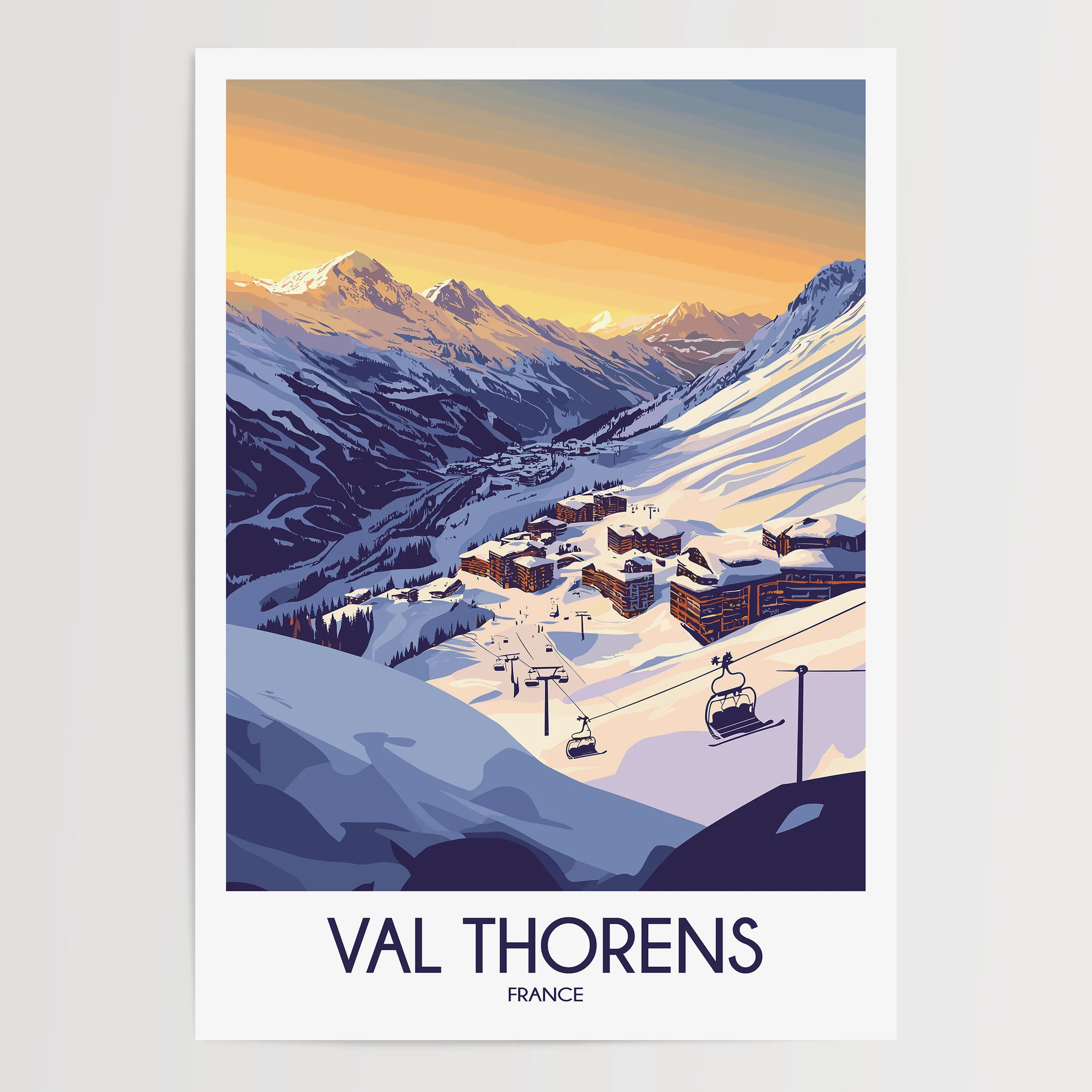 Val Thorens Gallery Quality Print