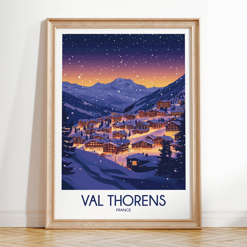 Val Thorens Scenic Landscape Art