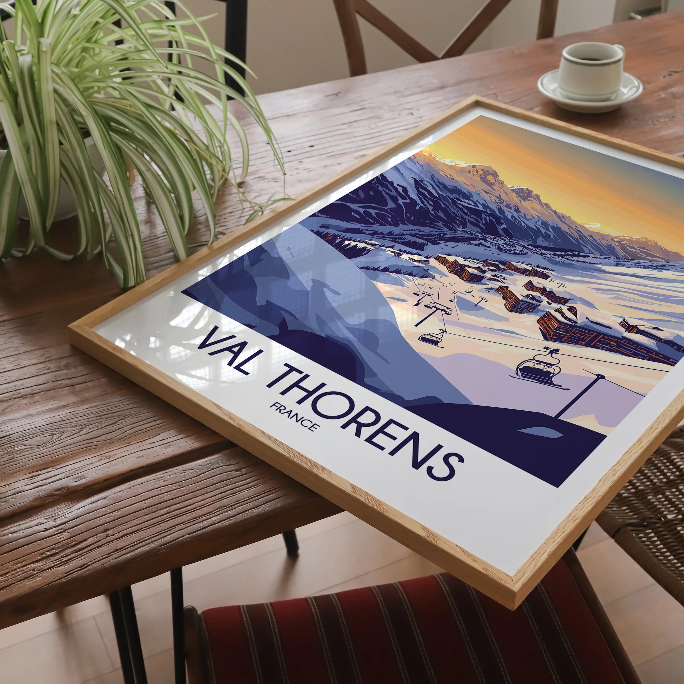 Val Thorens Scenic Landscape Art