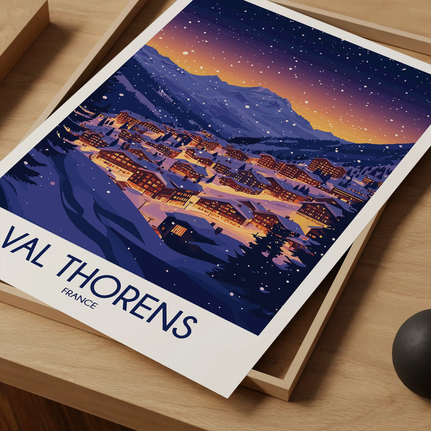 Val Thorens Souvenir Poster Print