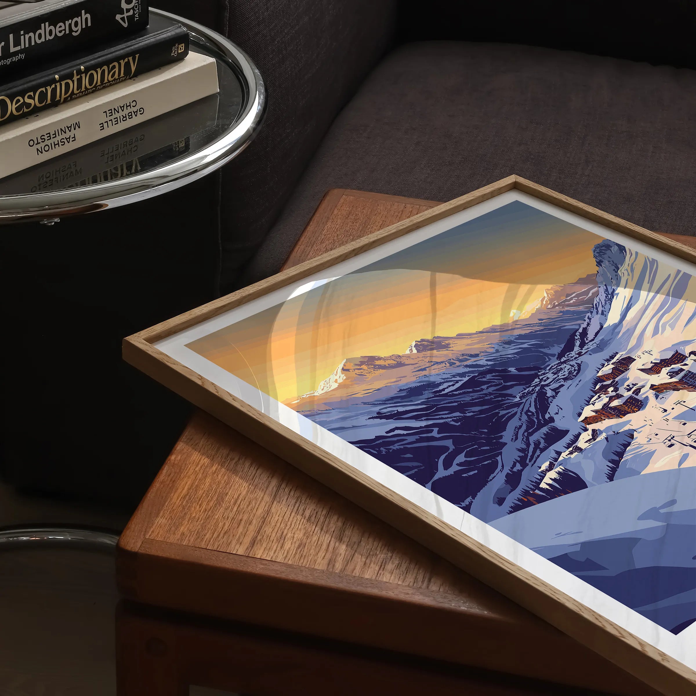 Val Thorens Vintage Style Print