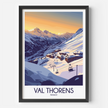 Val Thorens Vintage Style Print