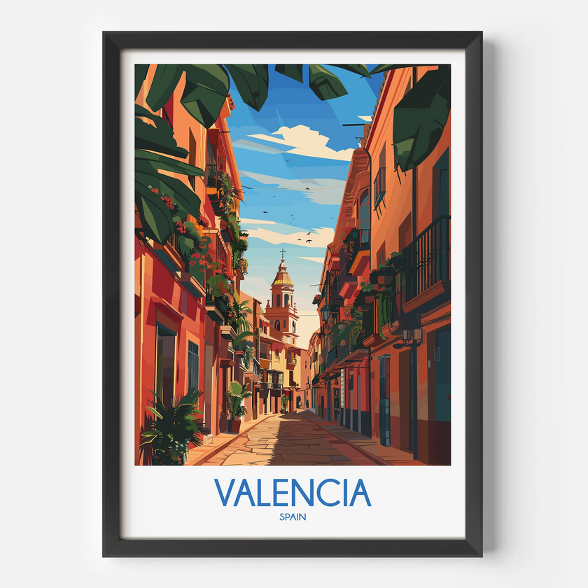 Valencia Souvenir Poster Print