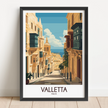 Valletta Destination Art Gift