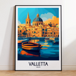 Valletta Destination Art Gift
