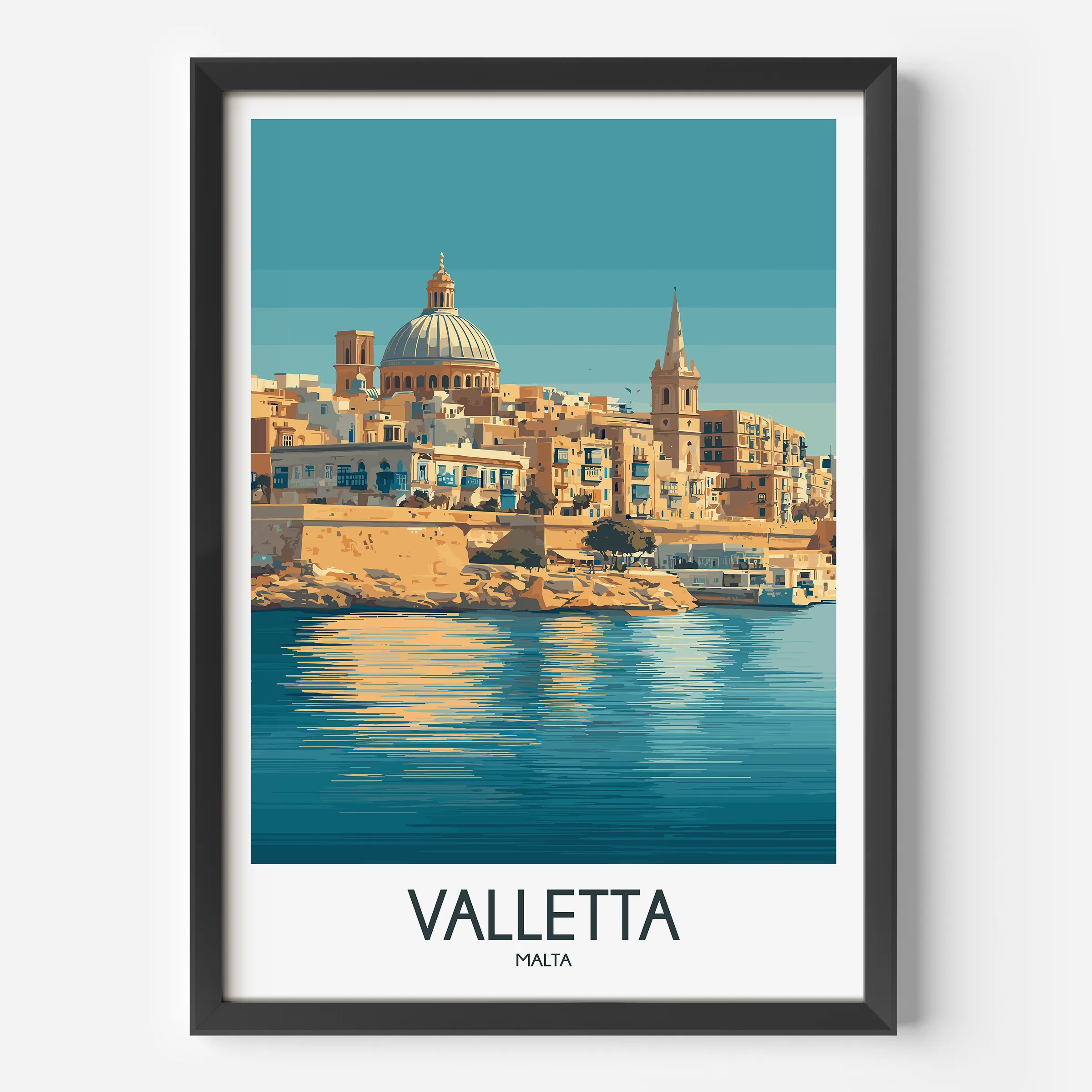 Valletta Minimalist Wall Art