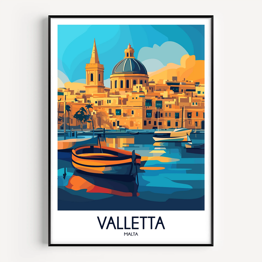 Valletta Minimalist Wall Art