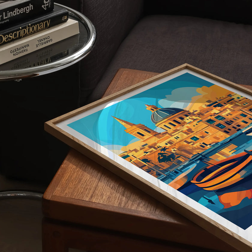 Valletta Souvenir Poster Print