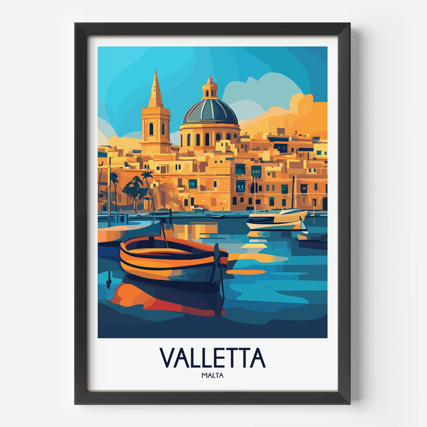 Valletta Souvenir Poster Print
