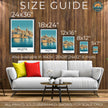 Valletta Vintage Style Print