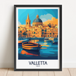 Valletta Vintage Style Print