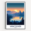 Vancouver Modern Travel Poster