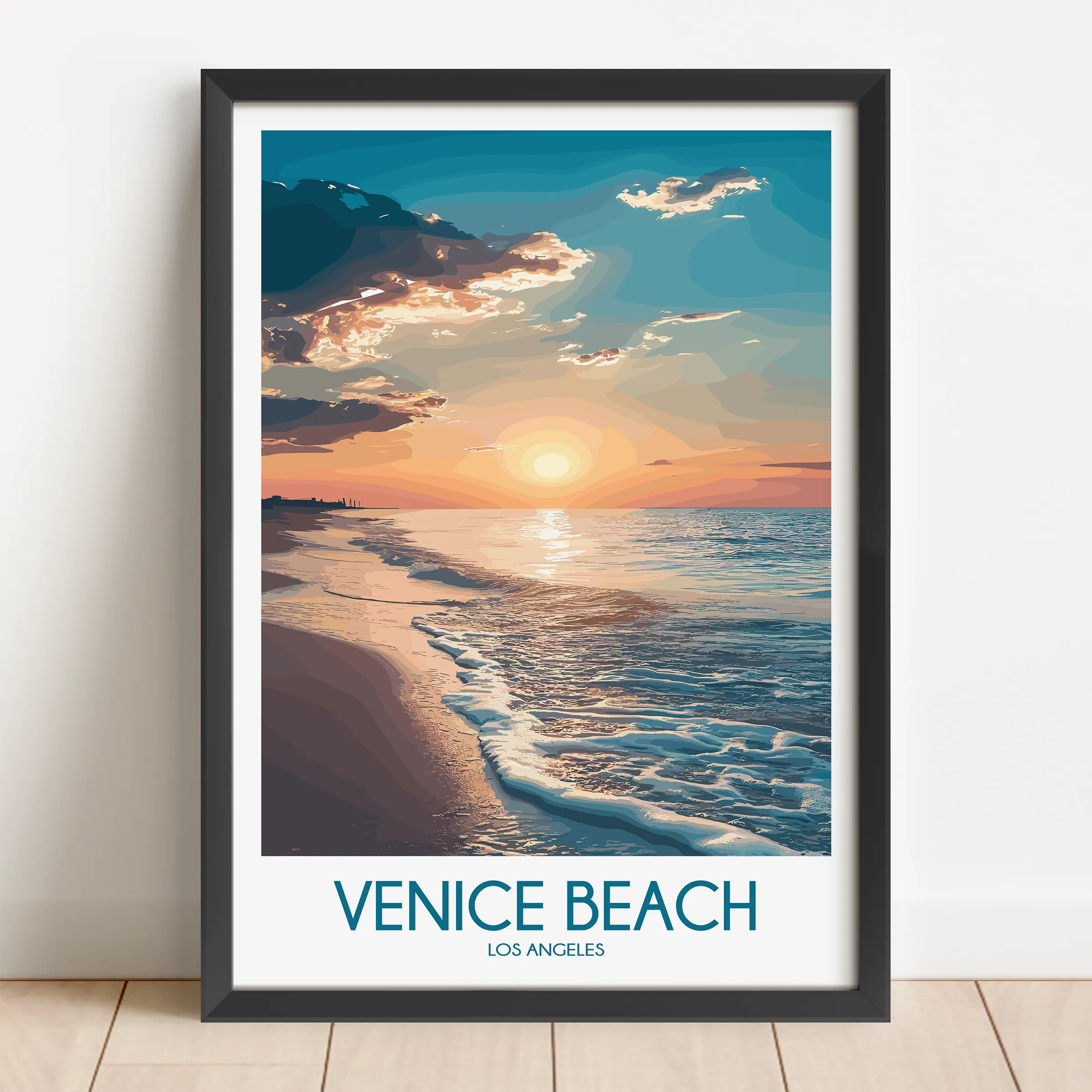Venice Beach Home Office Decor