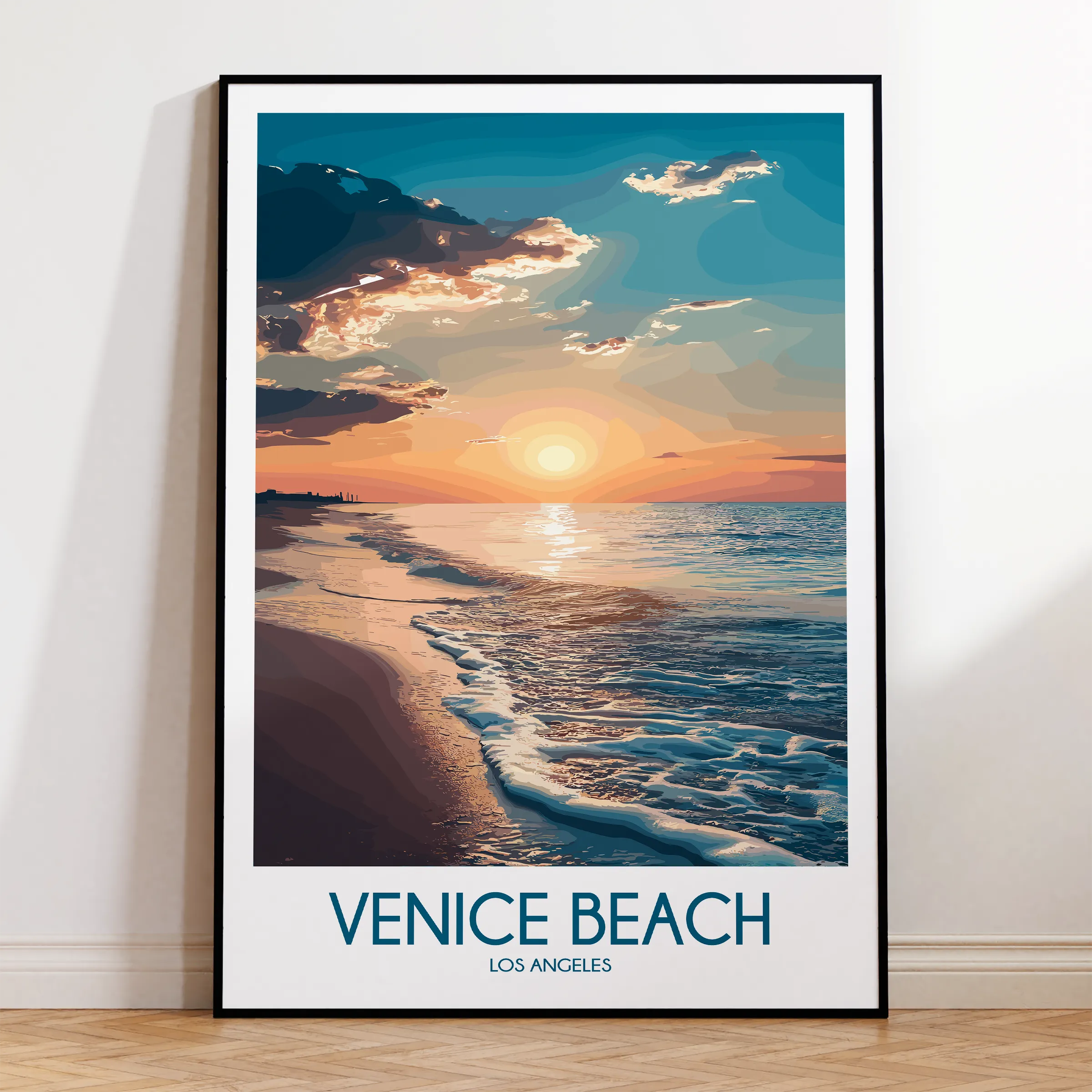 Venice Beach Minimalist Wall Art