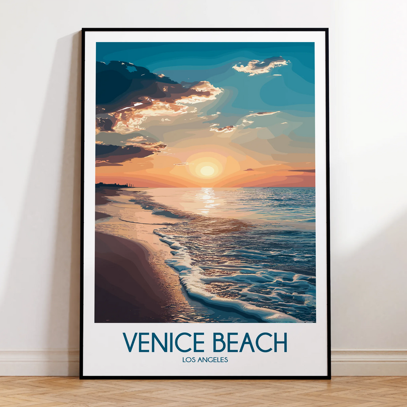 Venice Beach Minimalist Wall Art