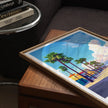 Venice Beach Retro Travel Illustration