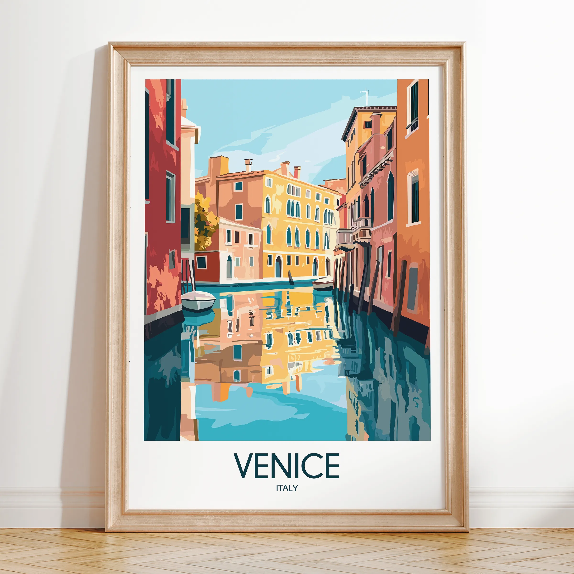 Venice Modern Travel Poster